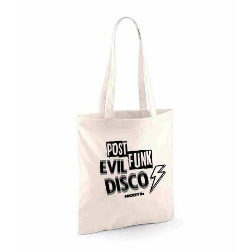 Mickey 9s Natural Evil Disco Tote Bag